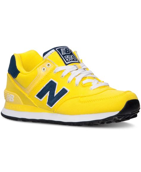 new balance sneakers yellow